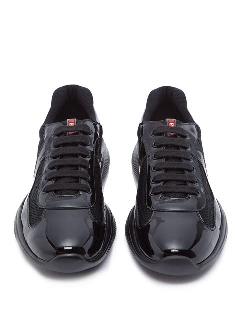 black patent prada trainers uk|Black Men's Prada Trainers / Training Shoe .